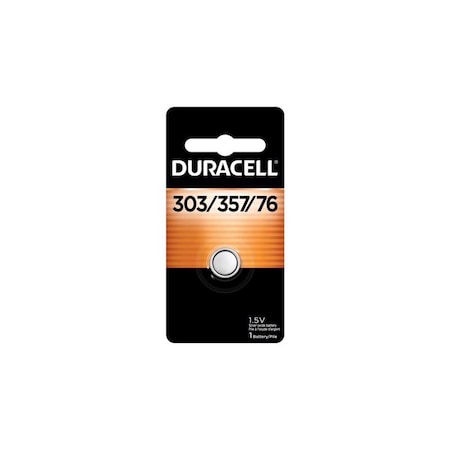 Duracell Duracell Silver Oxide 303/357/76 1.5 V 175 mAh Electronic/Watch Battery 1 pk D303/357PK